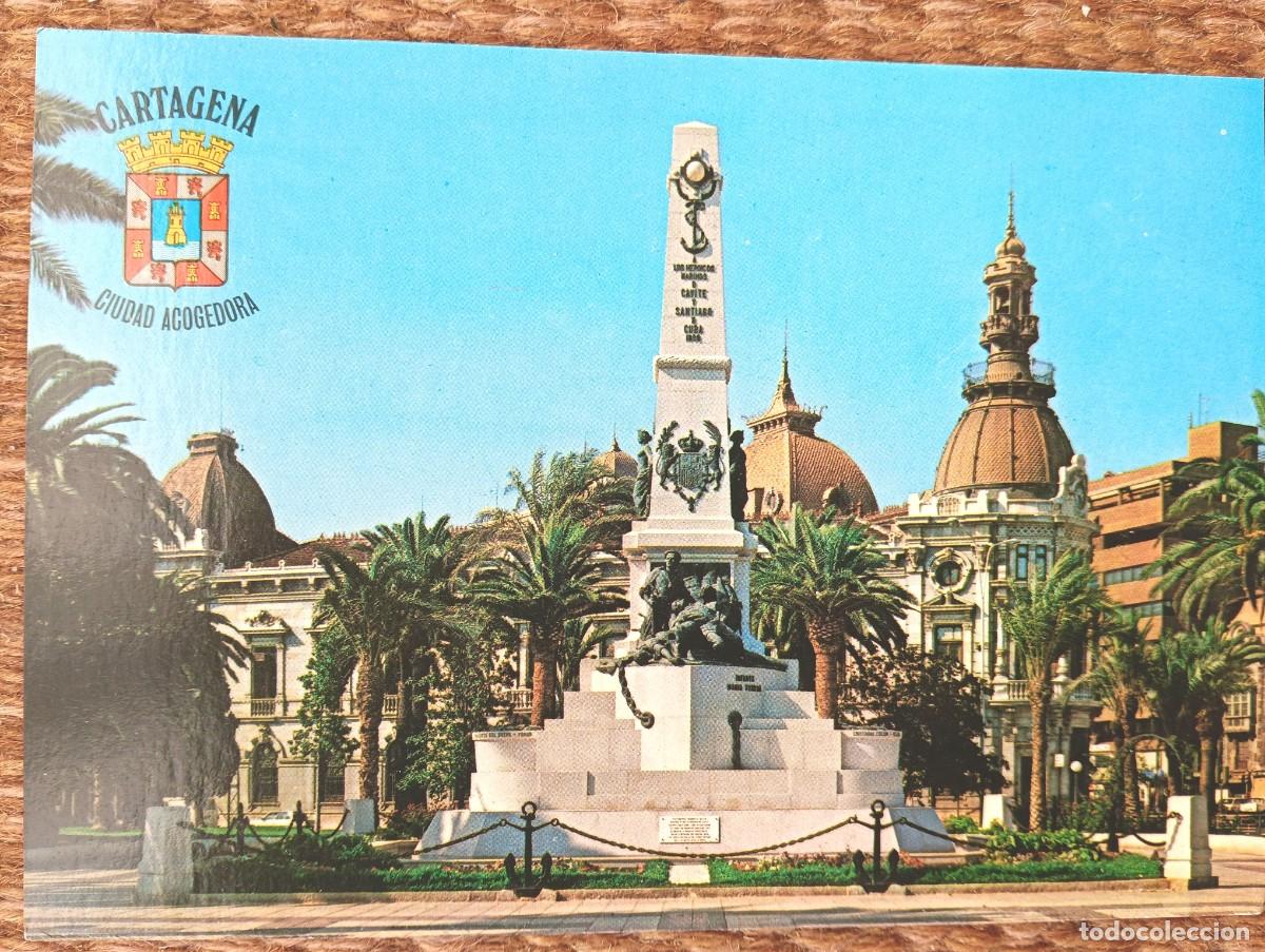 Postales: CARTAGENA - MURCIA - MONUMENTO A LOS HEROES DE CAVITE - ED. CATALAN IBARZ
