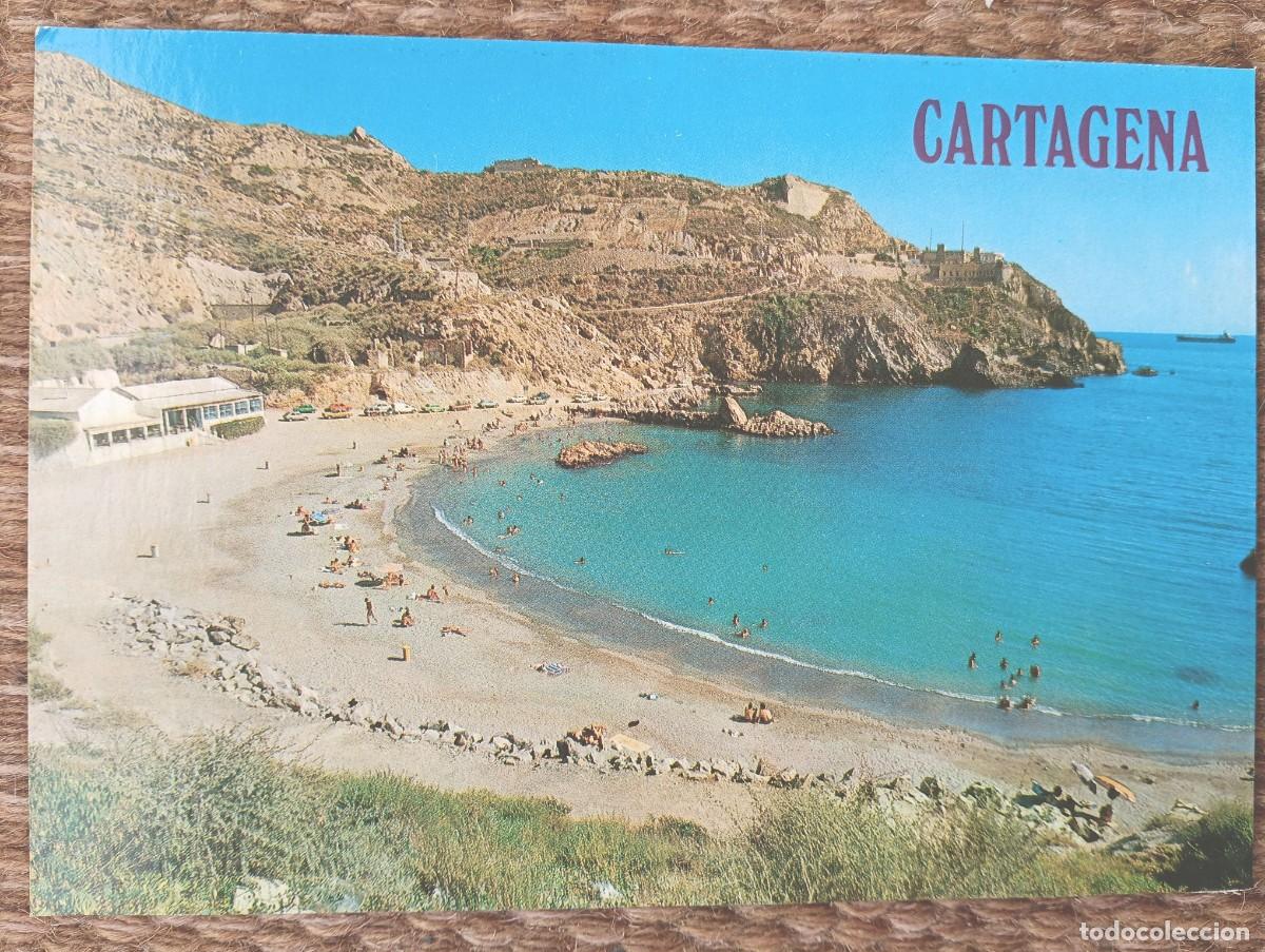Postales: CARTAGENA - MURCIA - PLAYA DE LA CORTINA - ED. CATALAN IBARZ