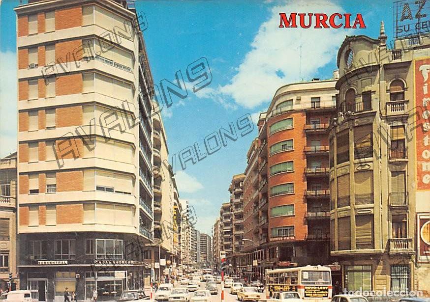 Postales: Avenida de Jos&eacute; Antonio (Murcia) - Escrita - 1983