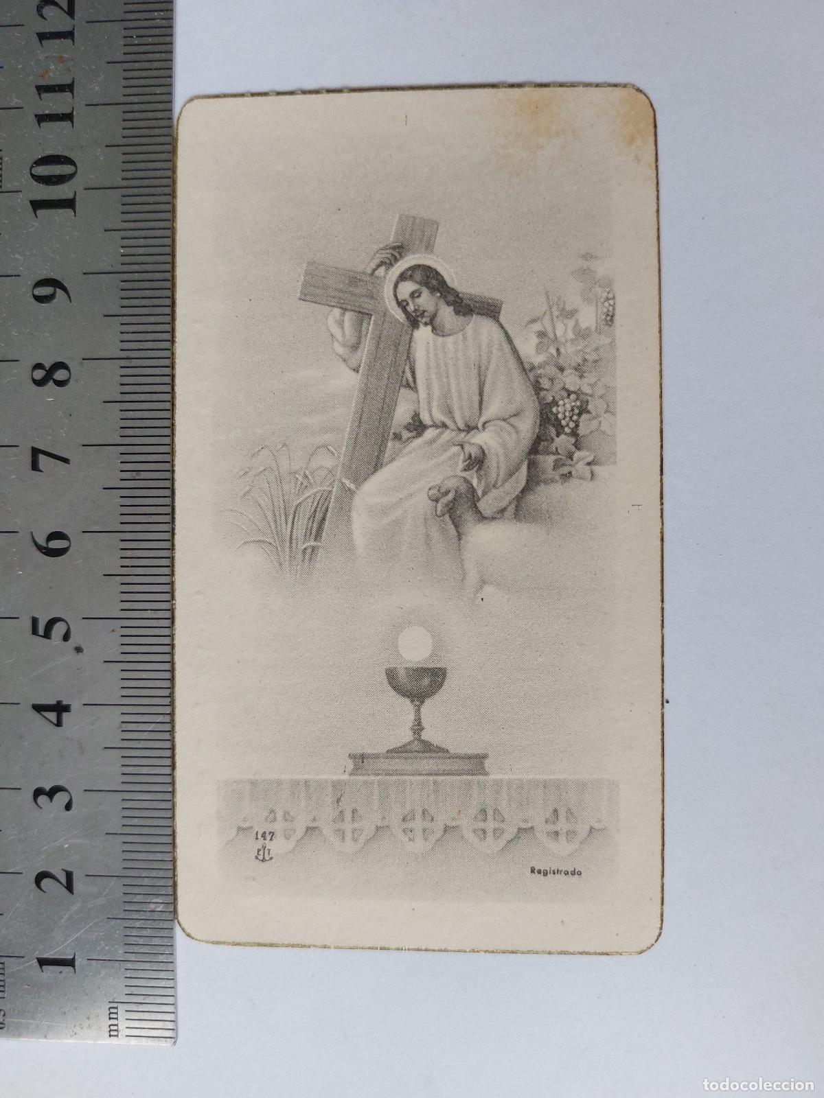 Postales: Estampa de recuerdo de ordenaci&oacute;n sacerdotal y primera misa en Murcia