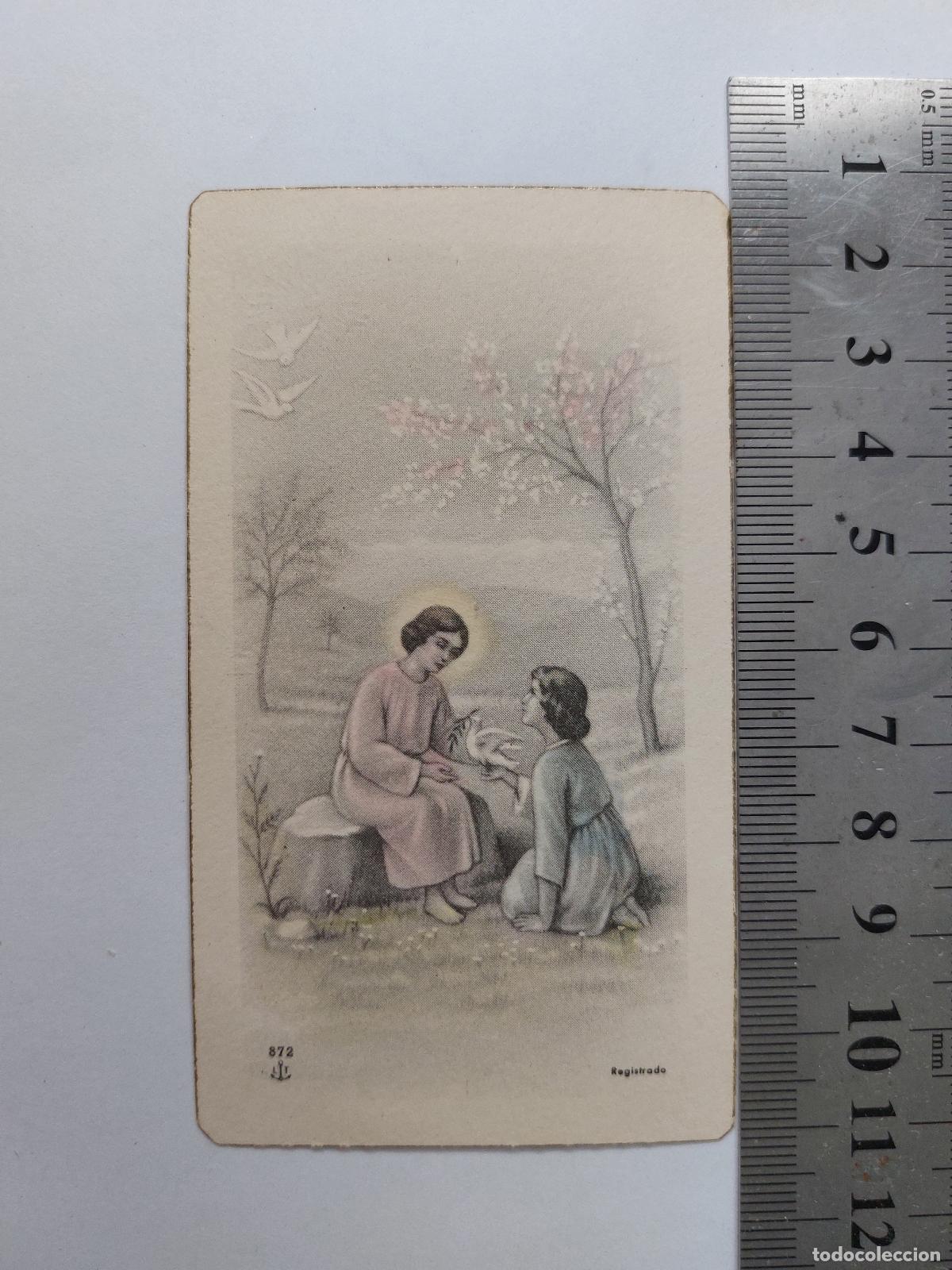 Postales: Estampa de recordatorio de ordenaci&oacute;n sacerdotal y primera misa en Totana