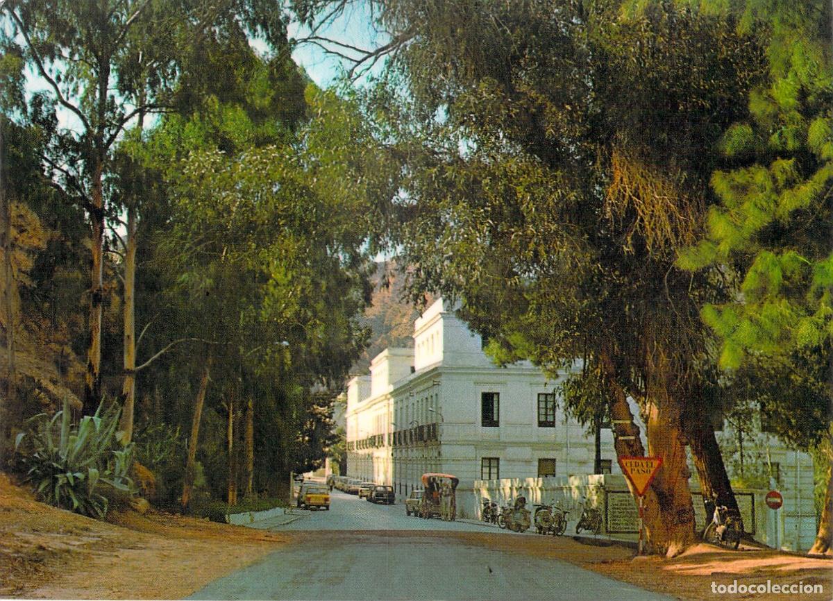 Postales: Postal de la entrada al Balneario de Archena en Murcia