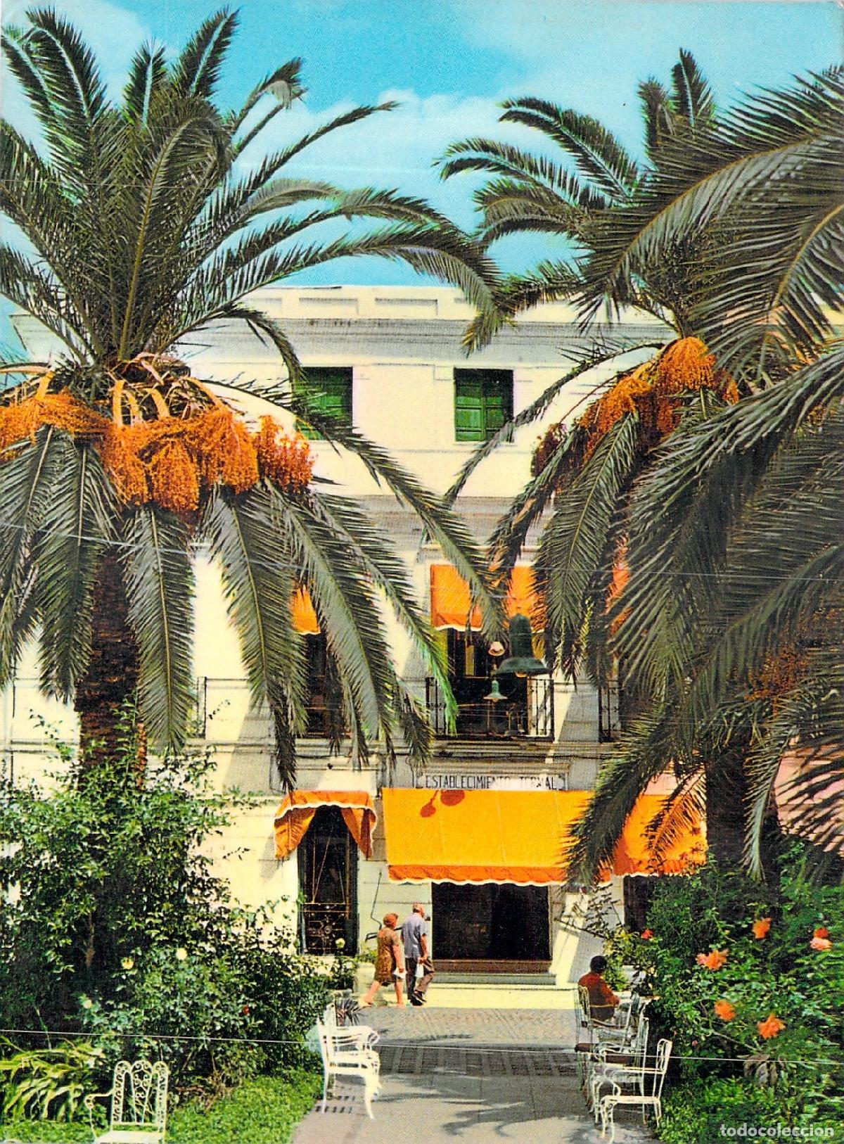 Postales: Postal de la Fachada del Hotel Termas en el Balneario de Archena, Murcia
