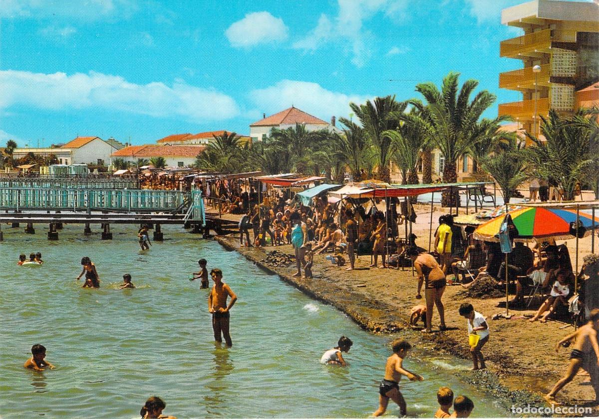 Postales: Postal de Los Alc&aacute;zares Mar Menor Playa