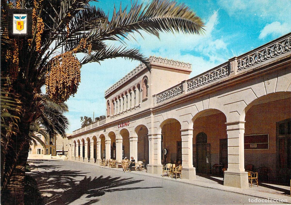 Postales: Postal del Casino del Balneario de Fortuna en Murcia