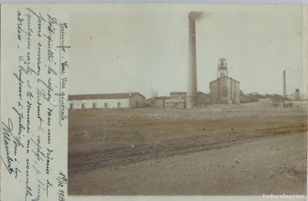 Postales: MAZARRON. MINA TRIUNFO. CIRCULADA EN 1903. MUY RARA.