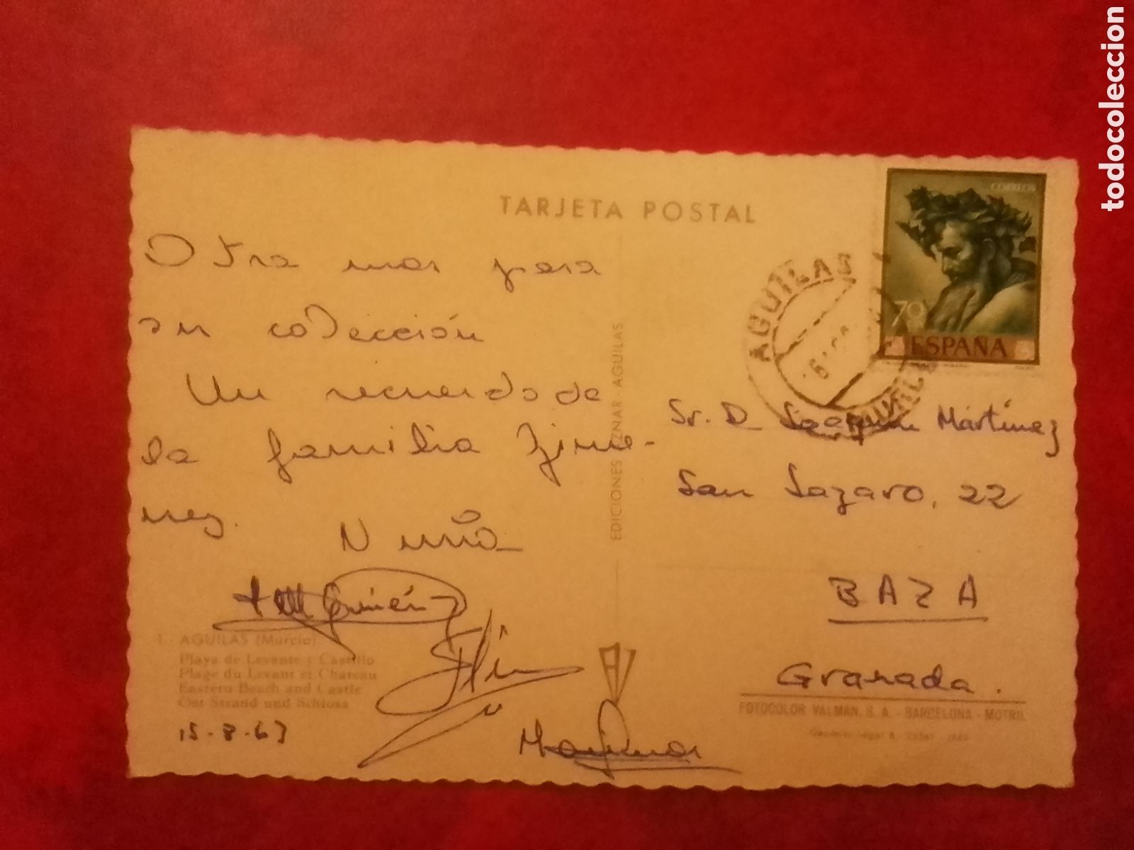 Postales: Postal &Aacute;guilas (Murcia) - Foto 2