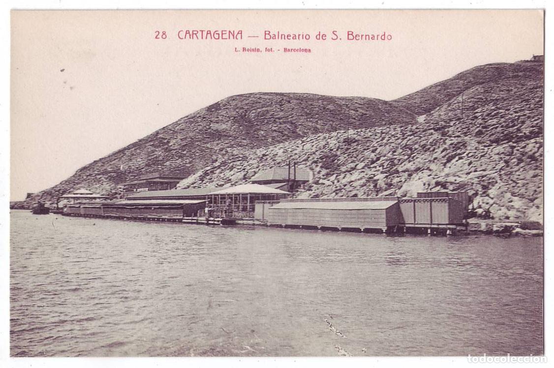 Postales: Cartagena (Murcia): Balneario de San Bernardo. L. Roisin fot. No circulada (A&ntilde;os 10-20)