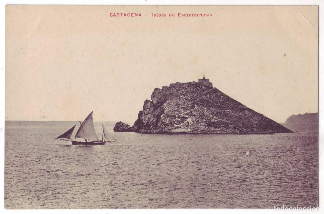 Postales: Cartagena (Murcia): Islote de Escombreras. Andr&eacute;s Fabert. No circulada (A&ntilde;os 10)