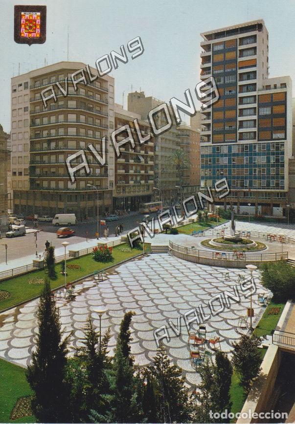 Postales: Jard&iacute;n de Sta. Isabel y Avda. Jos&eacute; Antonio (Murcia) - Escrita - 1974