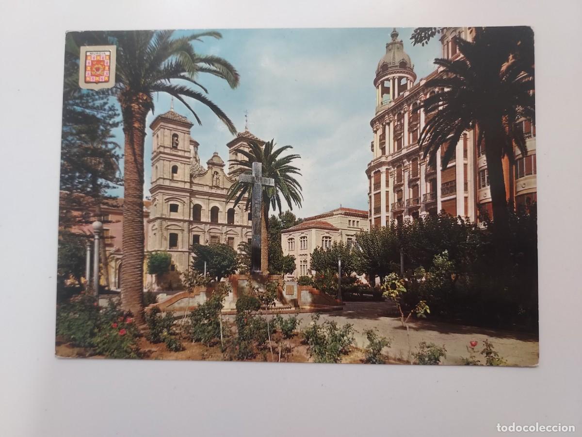 Postales: POSTAL MURCIA PLAZA DEL CAUDILLO. 1963. CIRCULADA. SUBIRATS 5