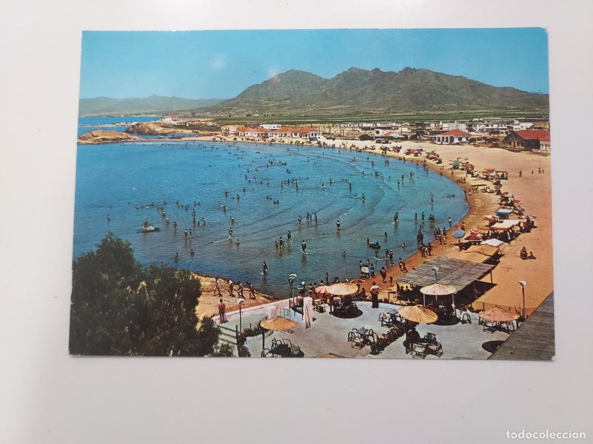 Postales: POSTAL PUERTO DE MAZARRON PLAYA DE LA ISLA. 1968. SIN CIRCULAR. MURCIA