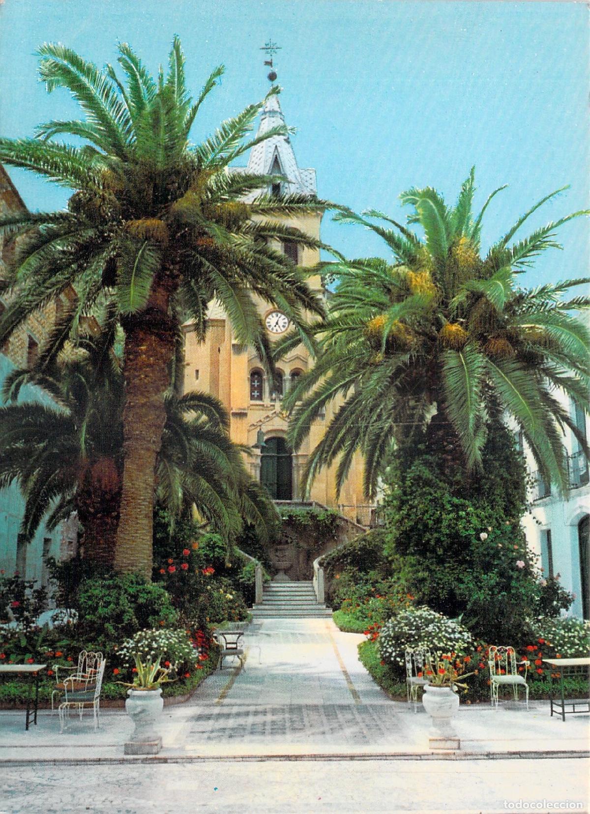 Postales: Postal de la Capilla y Plaza en el Balneario de Archena, Murcia