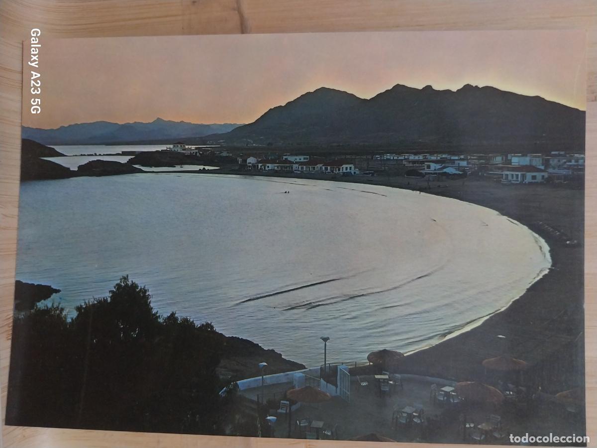Postales: PUERTO MAZARRON PLAYA DE LA ISLA ATARDECER ED ARRIBAS 2018 SC ORIGINAL TERRAZA BAR