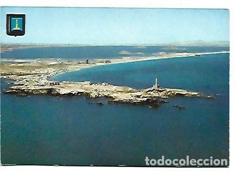 Postales: VISTA AEREA DEL MAR MENOR Y MANGA.- CABO DE PALOS / MURCIA