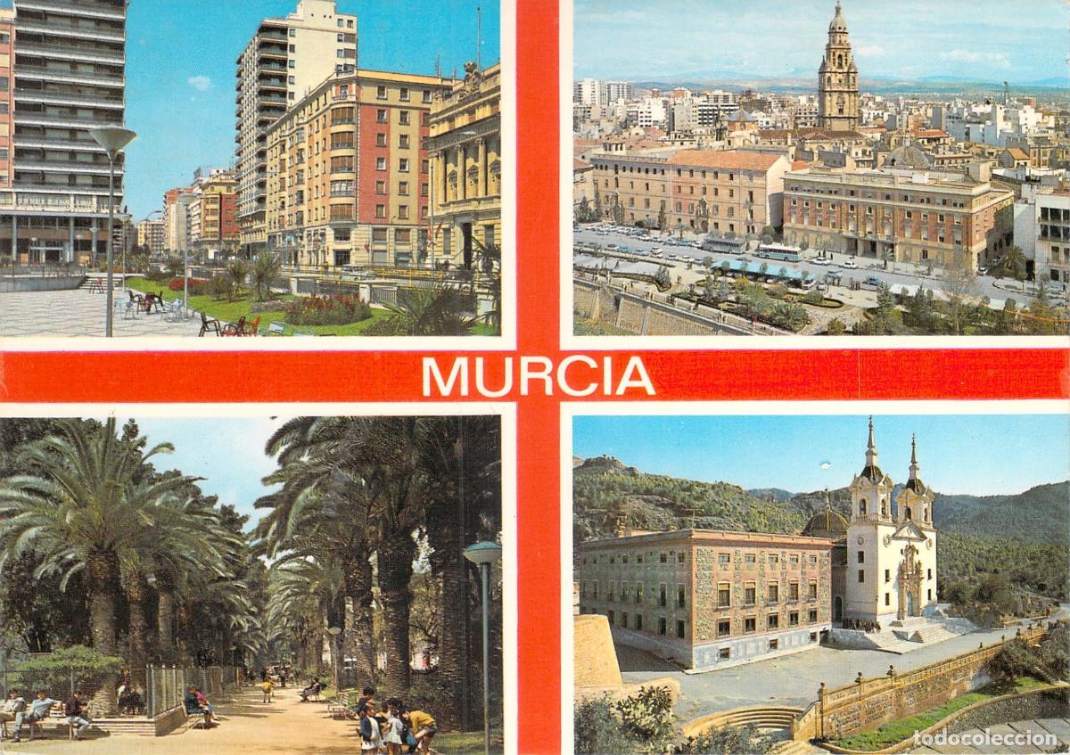 Postales: Postal de Murcia, Vistas Panor&aacute;micas de la Ciudad y Monumentos