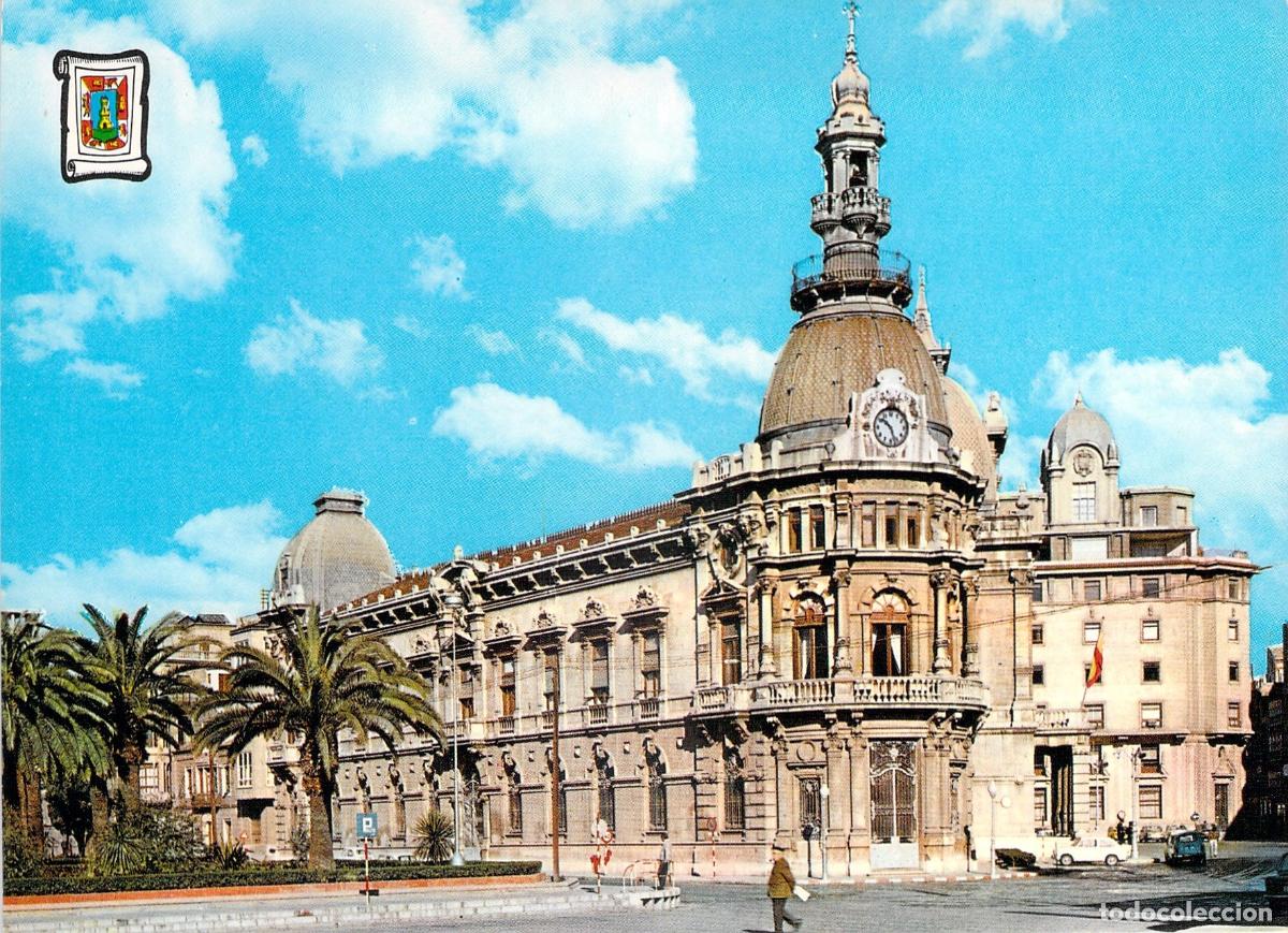 Postales: Postal de Cartagena, Palacio del Ayuntamiento