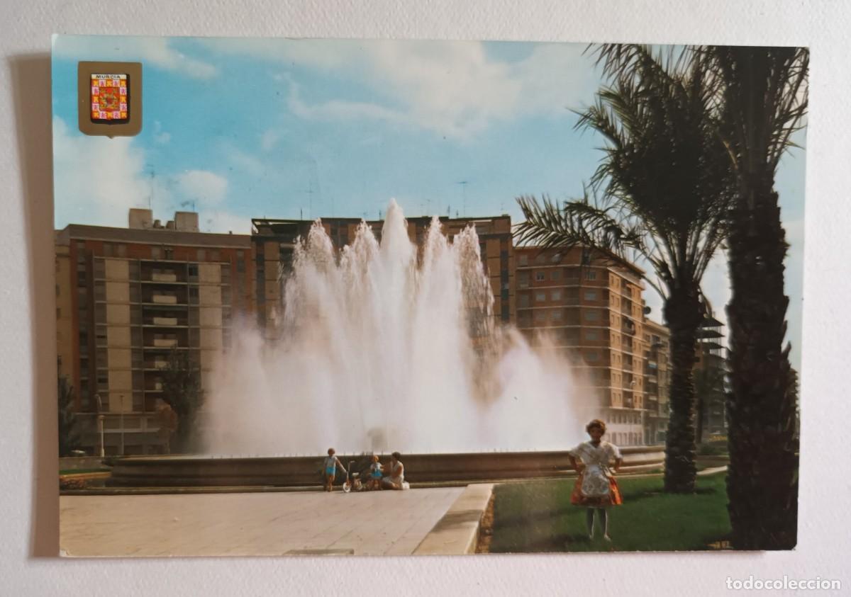 Postales: MURCIA. PLAZA GENERALISIMO FRANCO (1970) - BONITO FRANQUEO
