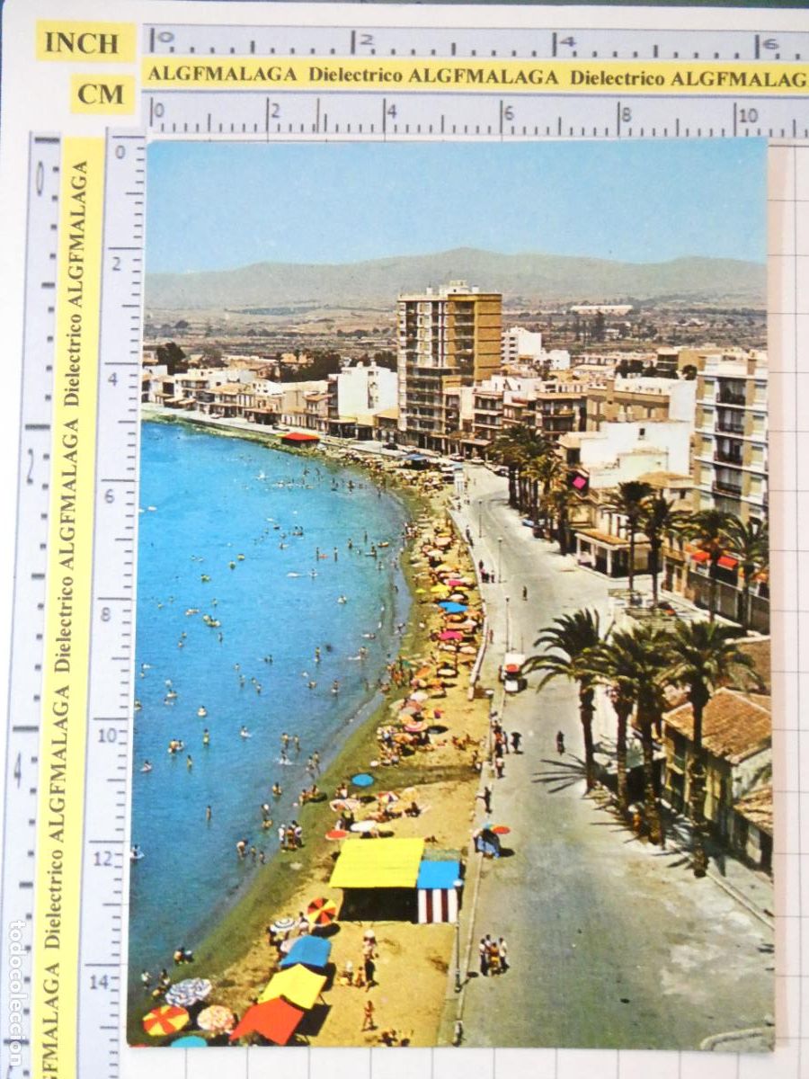 Postales: POSTAL DE MURCIA. A&Ntilde;O 1972. AGUILAS PLAYA DE PONIENTE. 7 GALIANA. 2586