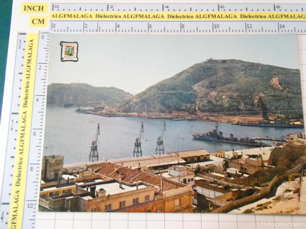 Postales: POSTAL DE MURCIA. A&Ntilde;O 1970 CARTAGENA PUERTO. 11051 PERGAMINO. 2594