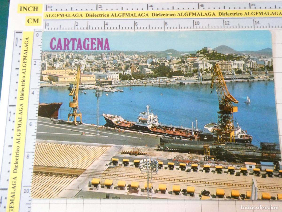Postales: POSTAL DE MURCIA. A&Ntilde;O 1980 CARTAGENA PUERTO BARCO 3835 IBARZ. 2595