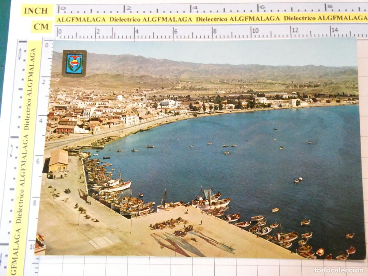 Postales: POSTAL DE MURCIA. A&Ntilde;O 1966 &Aacute;GUILAS PUERTO Y PLAYA DE LEVANTE 3 ESCUDO ORO. 2600