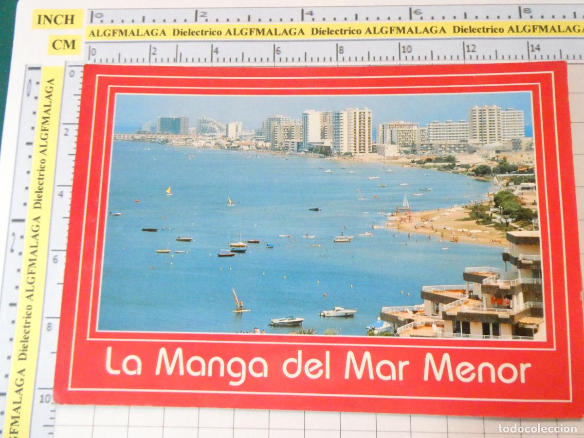 Postales: POSTAL DE MURCIA. A&Ntilde;O 1987 LA MANGA DEL MAR MENOR CARTAGENA PLAYA DEL PINO 122 ESCUDO ORO. 2608
