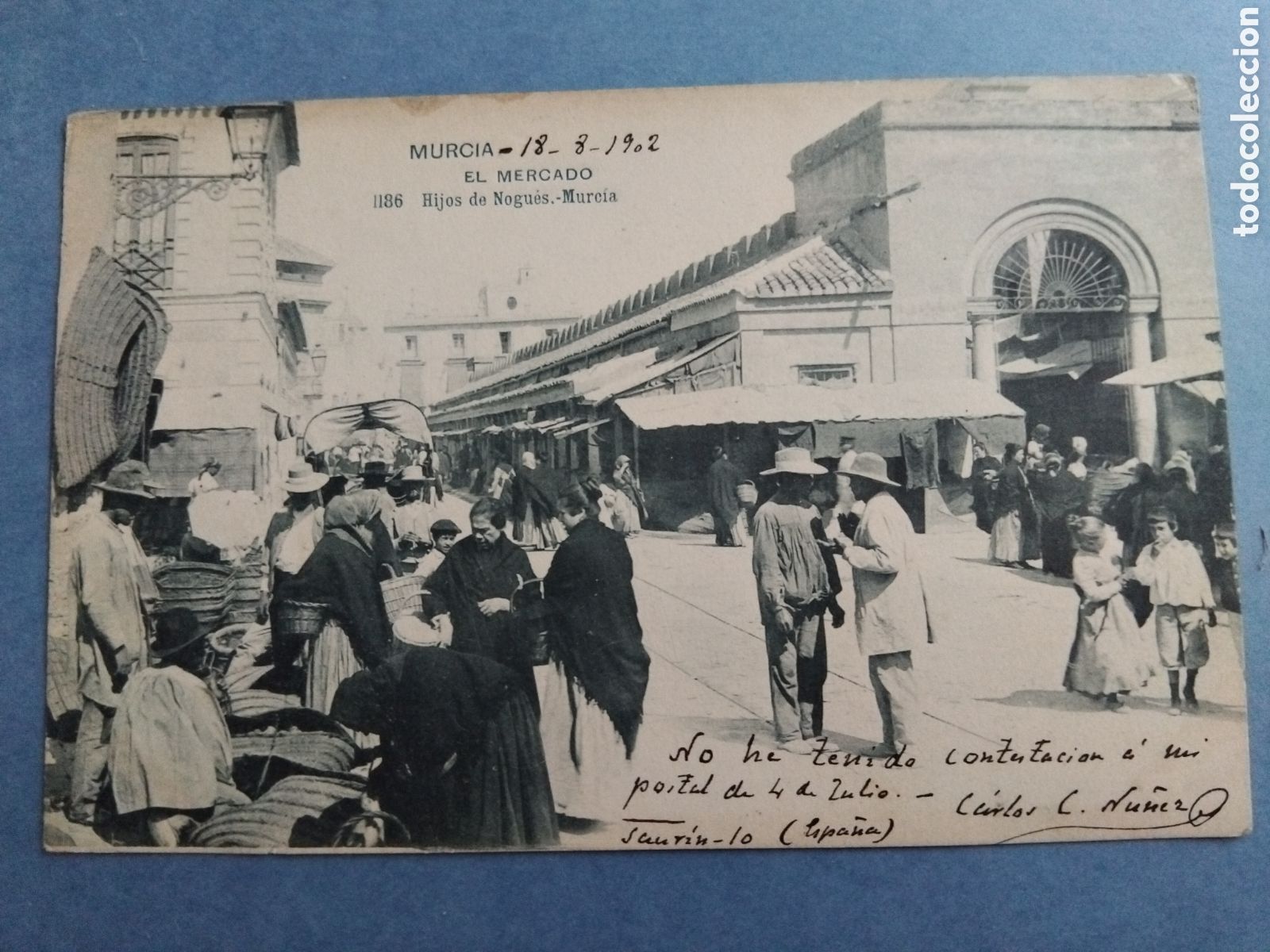 Postales: Postal Murcia. El mercado