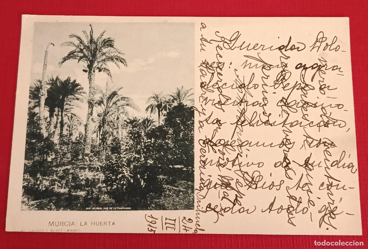 Postales: TARJETA POSTAL LA HUERTA MURCIA - HAUSER Y MENET - CIRCA 1915