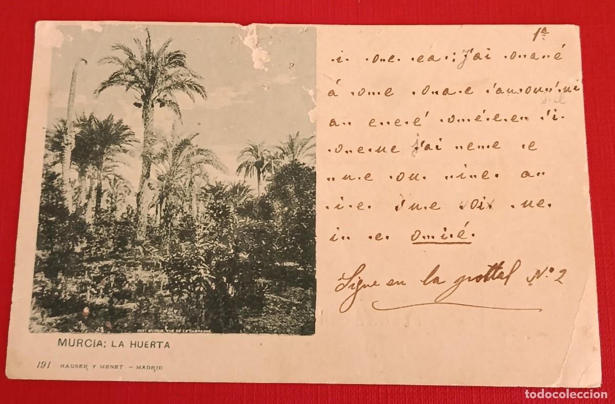 Postales: TARJETA POSTAL LA HUERTA MURCIA - HAUSER Y MENET 1900