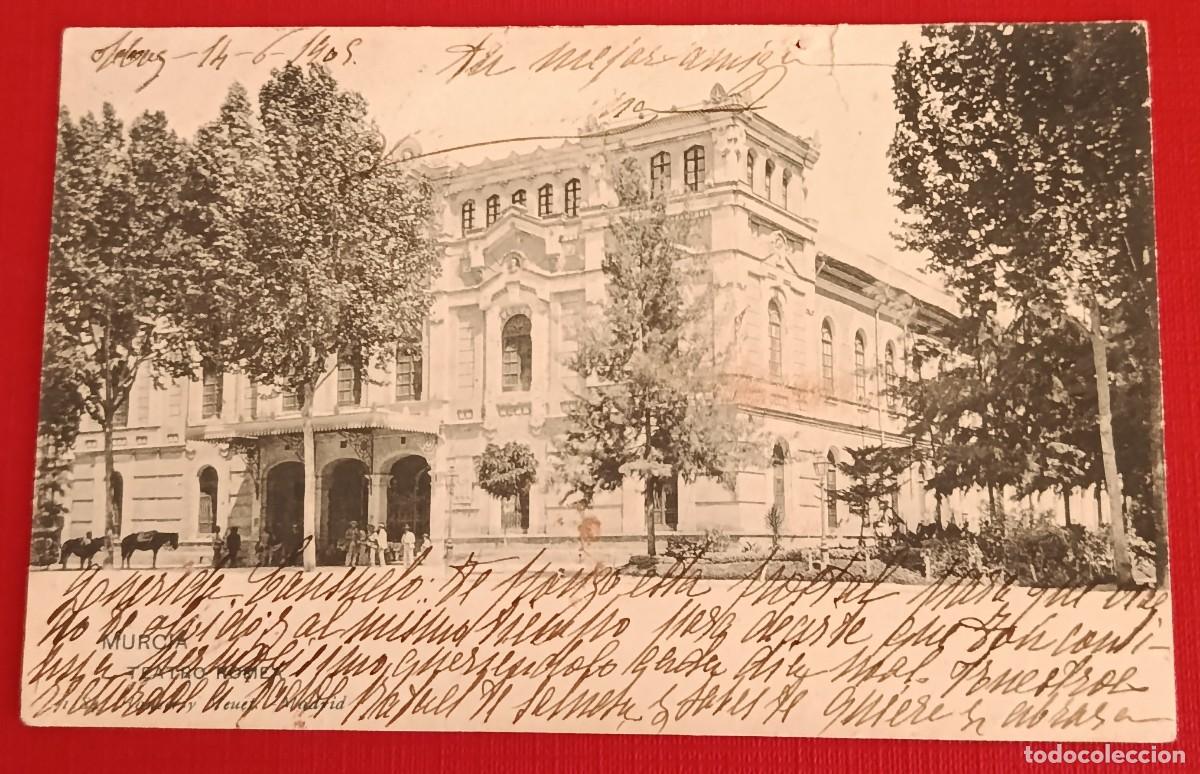 Postales: TARJETA POSTAL TEATRO ROMEA - MURCIA 1909