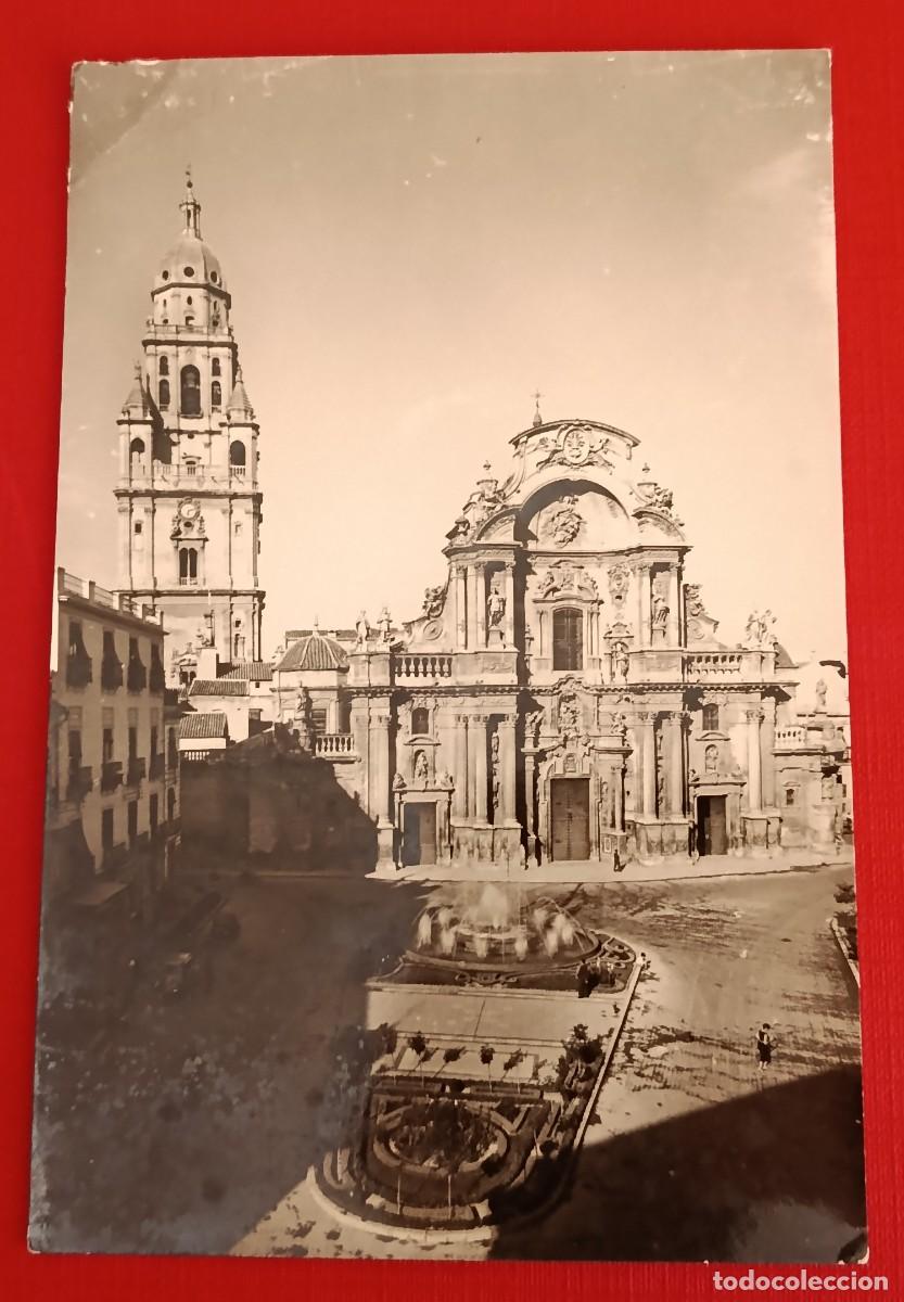 Postales: POSTAL FOTOGRAFICA FACHADA Y TORRE CATEDRAL - MURCIA - EDICIONES ARRIBAS