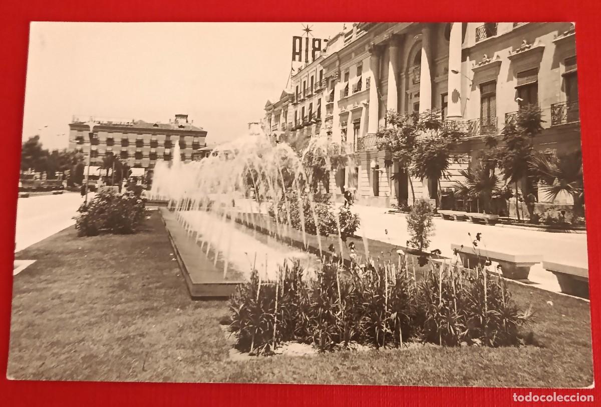 Postales: POSTAL FOTOGRAFICA GLORIETA DE ESPA&Ntilde;A - MURCIA 1961