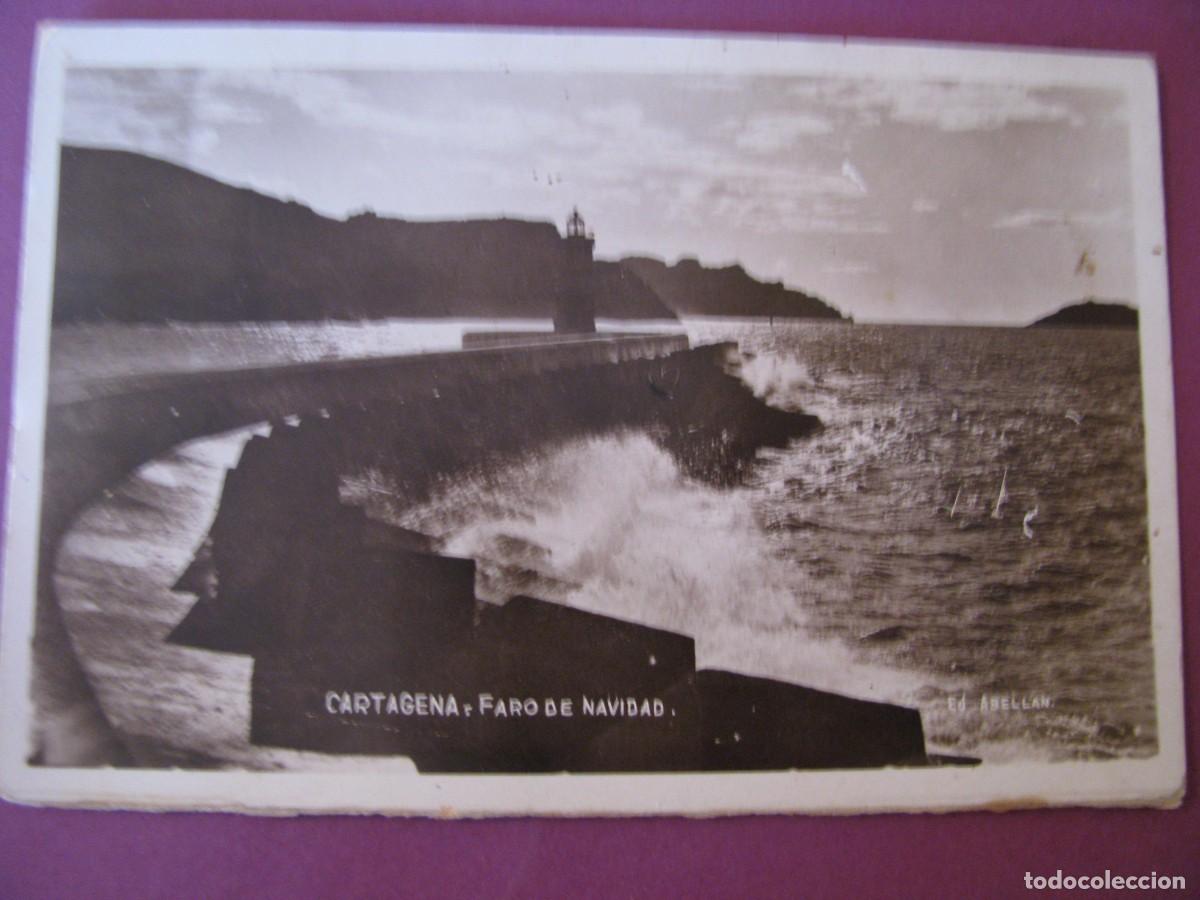 Postales: POSTAL FOTOGRAFICA DE CARTAGENA. ED. ABELLAN. FARO DE NAVIDAD