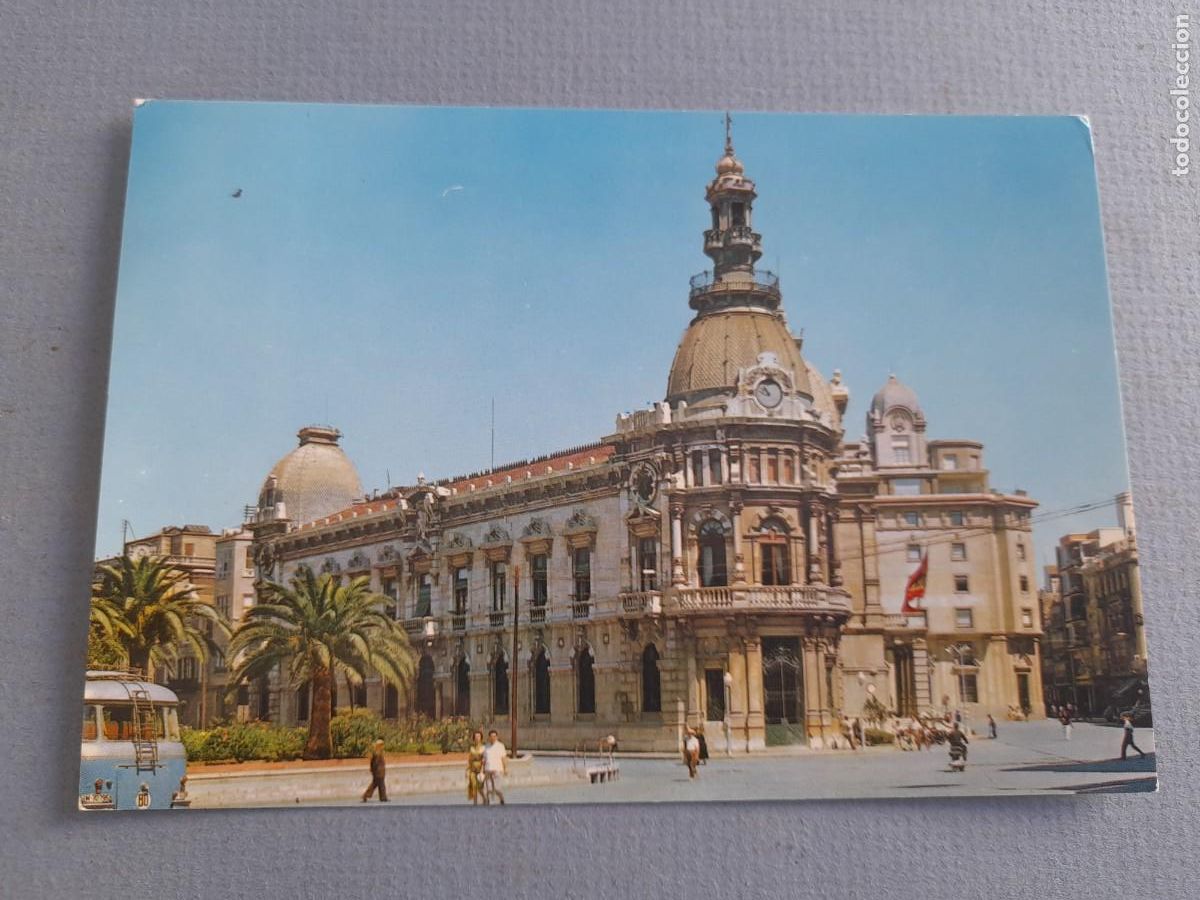 Postales: Postal de Cartagena -6- el ayuntamiento, garrabella circ 1967