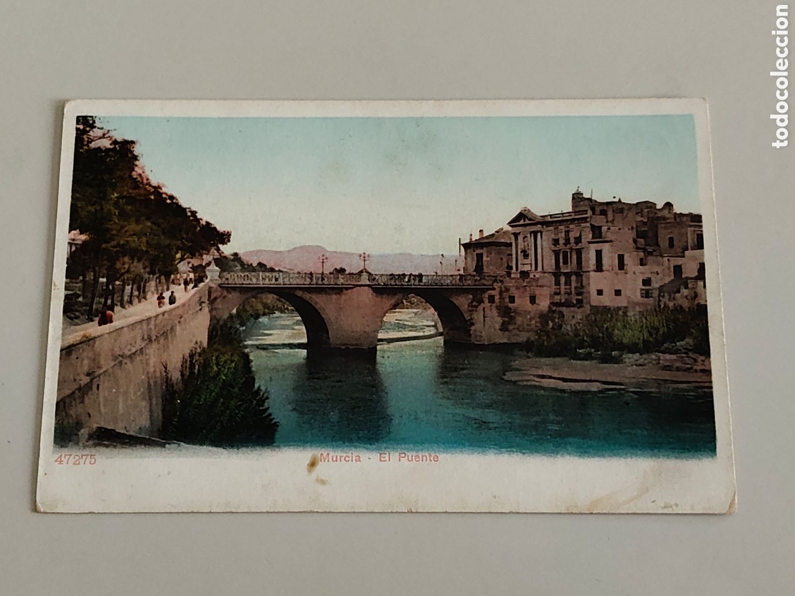 Postales: Tarjeta postal Murcia El puente photoglob 47275 dorso sin dividir
