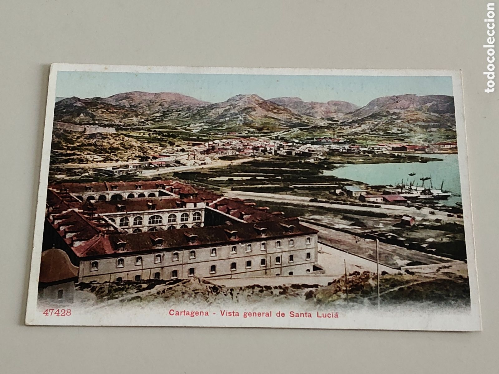 Postales: Tarjeta postal Cartagena vista general de Santa Luc&iacute;a 47428 Murcia