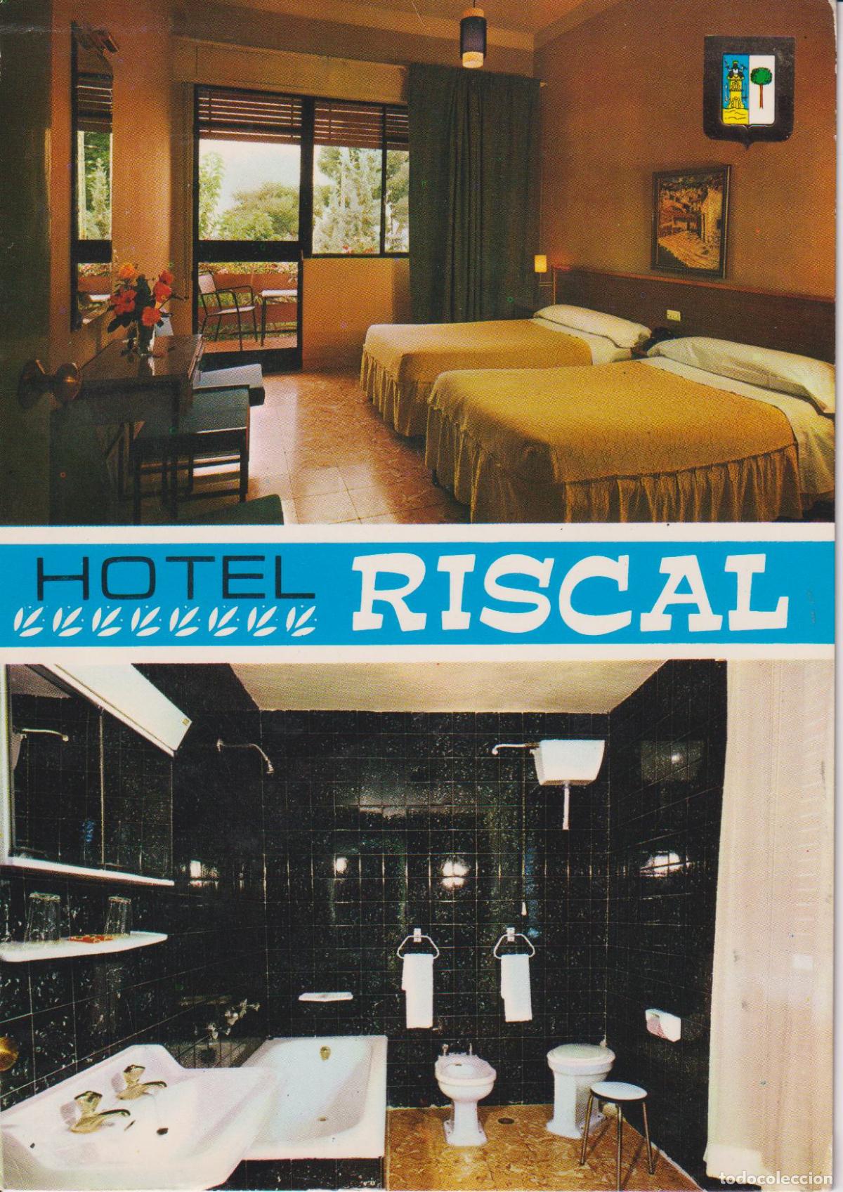Postales: PUERTO LUMBRERAS (MURCIA) HOTEL RISCAL, HABITACI&Oacute;N CON BA&Ntilde;O - ESCUDO DE ORO N&ordm;11 - S/C