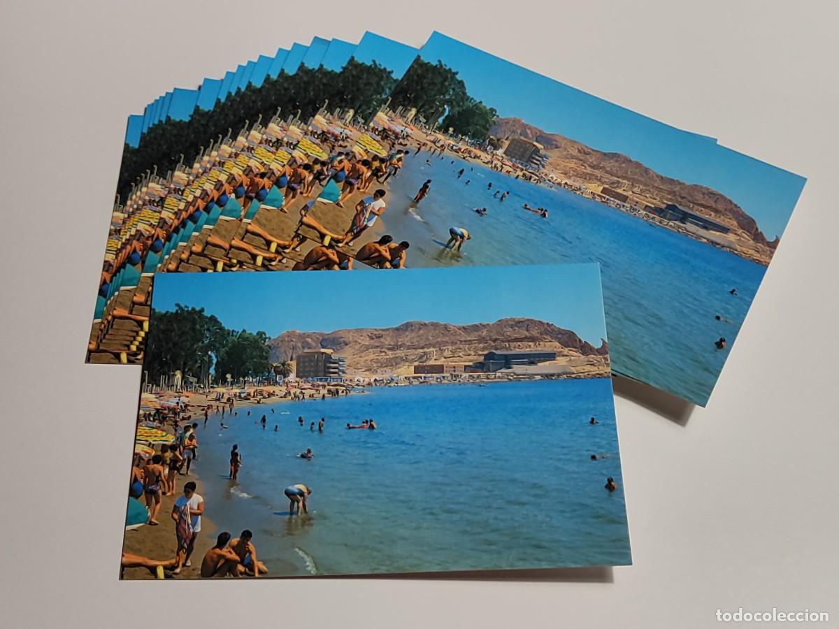 Postales: Lote 18 postales &Aacute;GUILAS, N⁰ 30 PLAYA DE LAS DELICIAS Y HOTEL. Tarjetas nuevas antigua de ARRIBAS