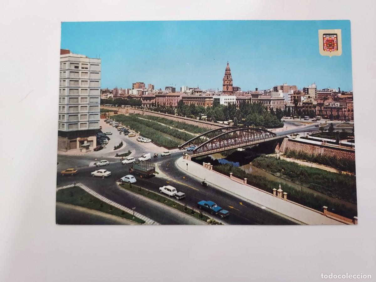 Postales: POSTAL MURCIA PUENTE DE HIERRO SOBRE EL SEGURA. 1970. ESCRITA. SUBIRATS 134