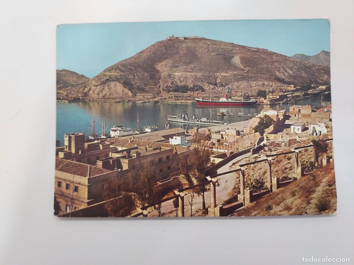 Postales: POSTAL CARTAGENA VISTA PARCIAL DEL PUERTO. 1962. SIN CIRCULAR. MURCIA