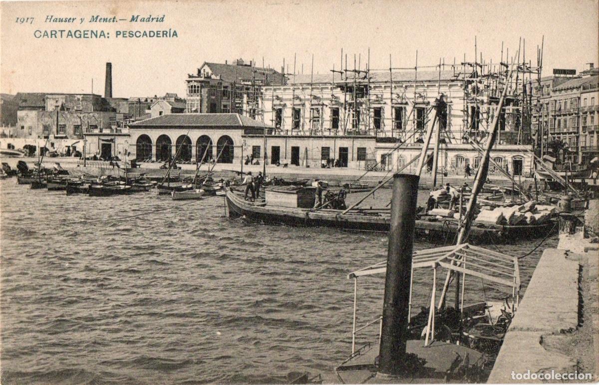 Postales: CARTAGENA PESCADERIA