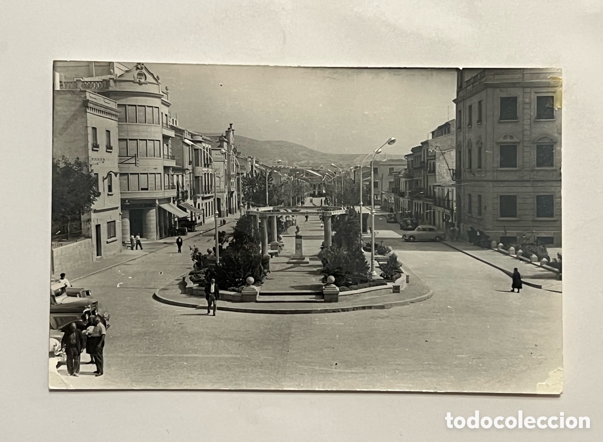 Postales: CIEZA (Murcia) Postal Paseo de Mar&iacute;n-Barnuevo, o Paseo de los M&aacute;rtires. Foto Sanchez (h.1950?) S/C
