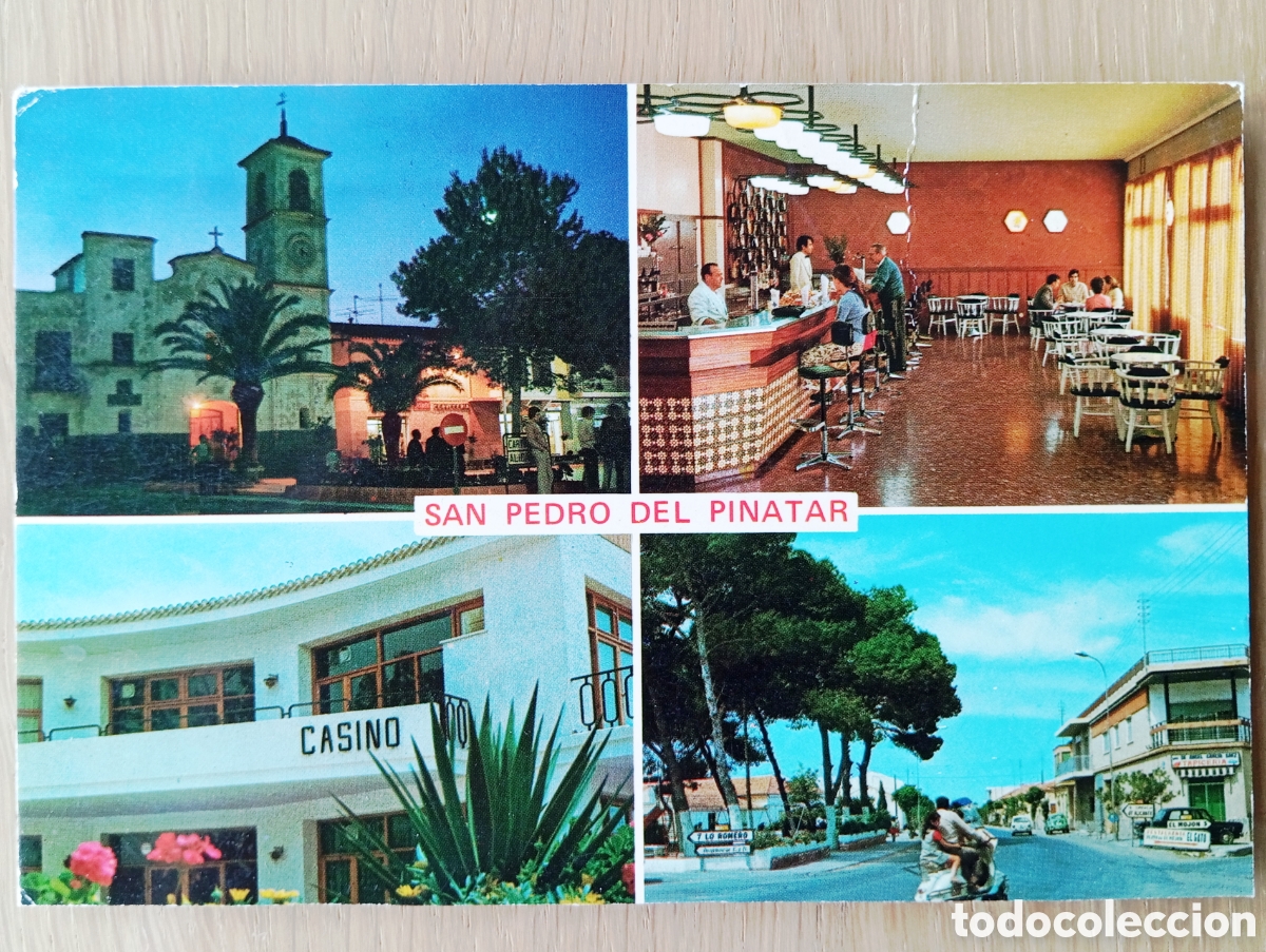 Postales: POSTAL SAN PEDRO DEL PINATAR MURCIA RIOSAN EDICIONES DIAMANTE A&Ntilde;O 1972
