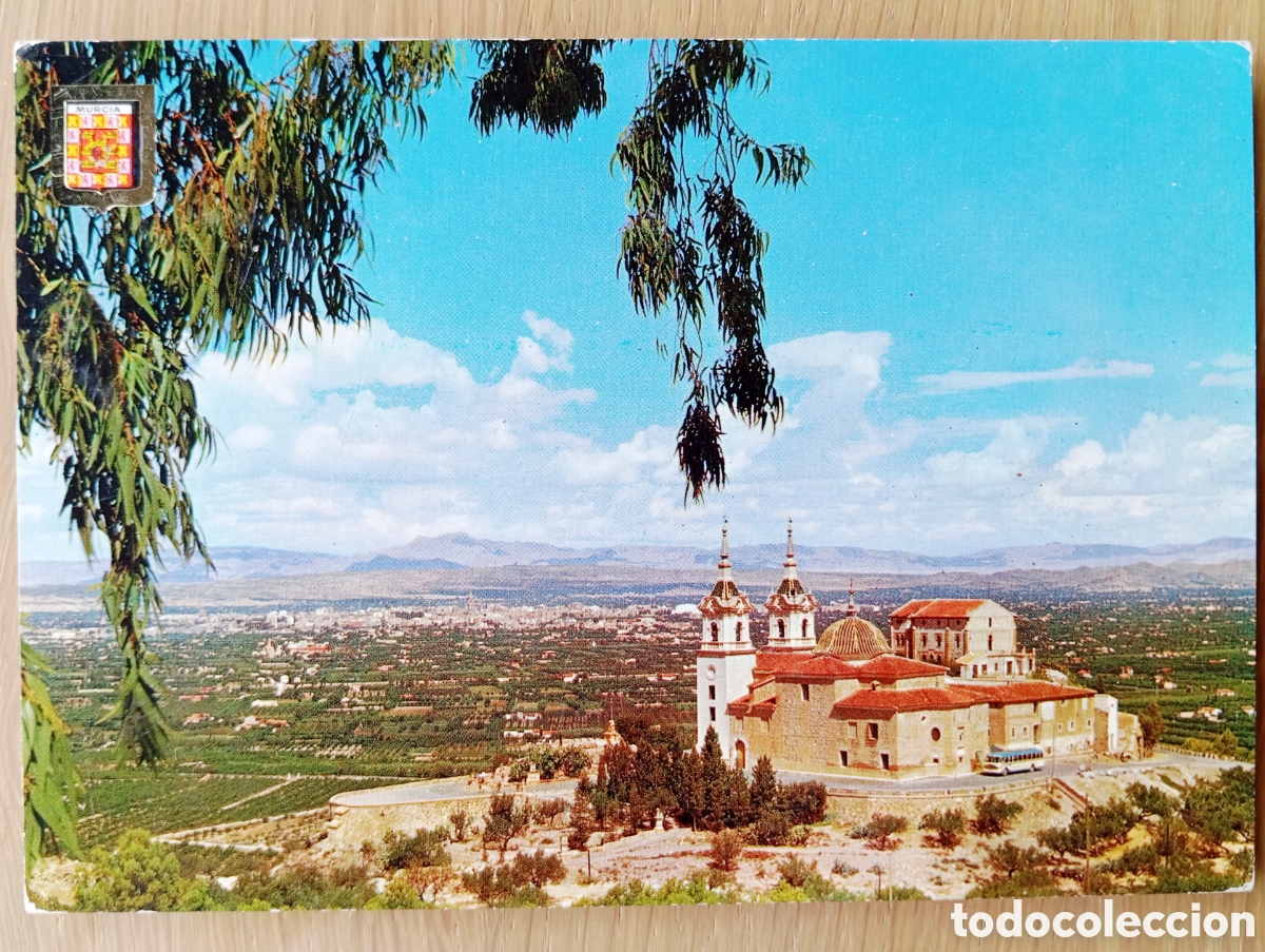 Postales: POSTAL MURCIA SANTUARIO DE LA FUENSANTA SUBIRATS CASANOVAS 4 ESCUDO DE ORO A&Ntilde;O 1964