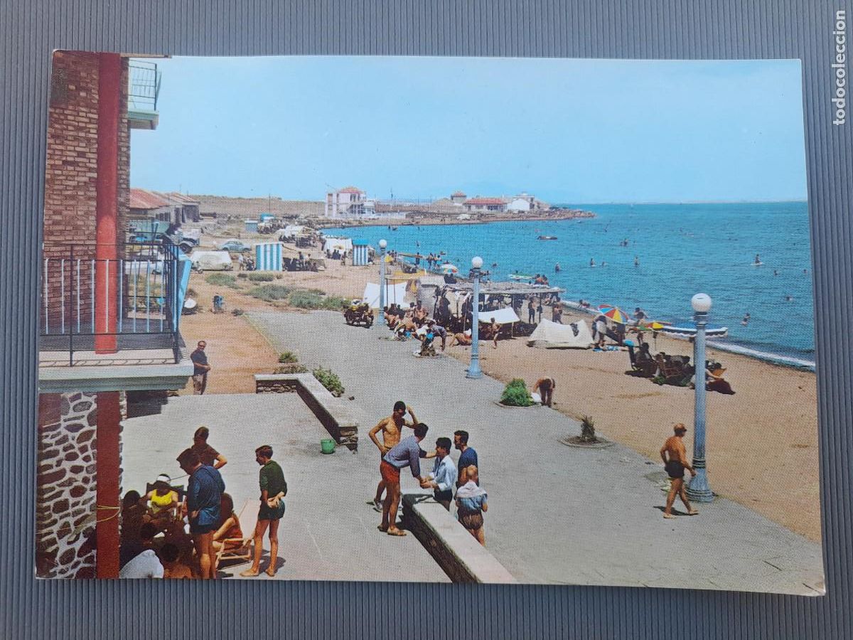 Postales: Postal los urrutias , mar menor -11- playa, garrabella escrita 1966