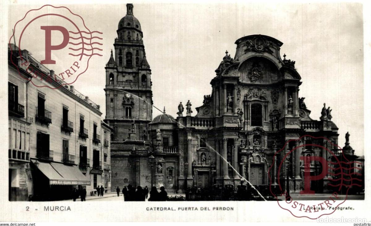Postkarten: Murcia Catedral Puerta del perd&oacute;n MURCIA ESPA&Ntilde;A