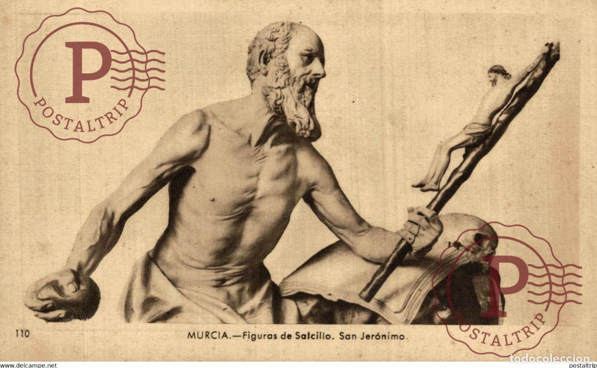 Postkarten: Murcia figuras de Salcillo San Jer&oacute;nimo MURCIA ESPA&Ntilde;A