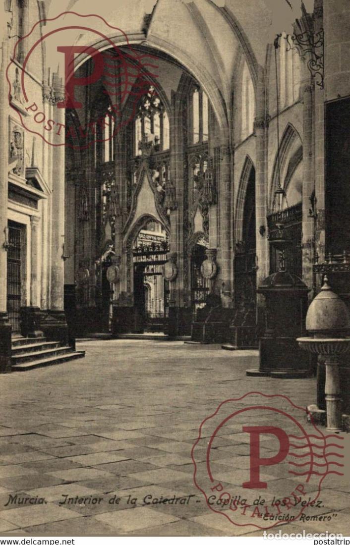Postales: Murcia Interior de la Catedral Capilla de los Velez MURCIA ESPA&Ntilde;A