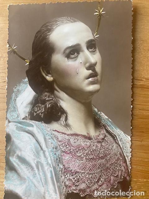 Postales: Salzillo. Murcia. La Dolorosa. Escrita en dorso
